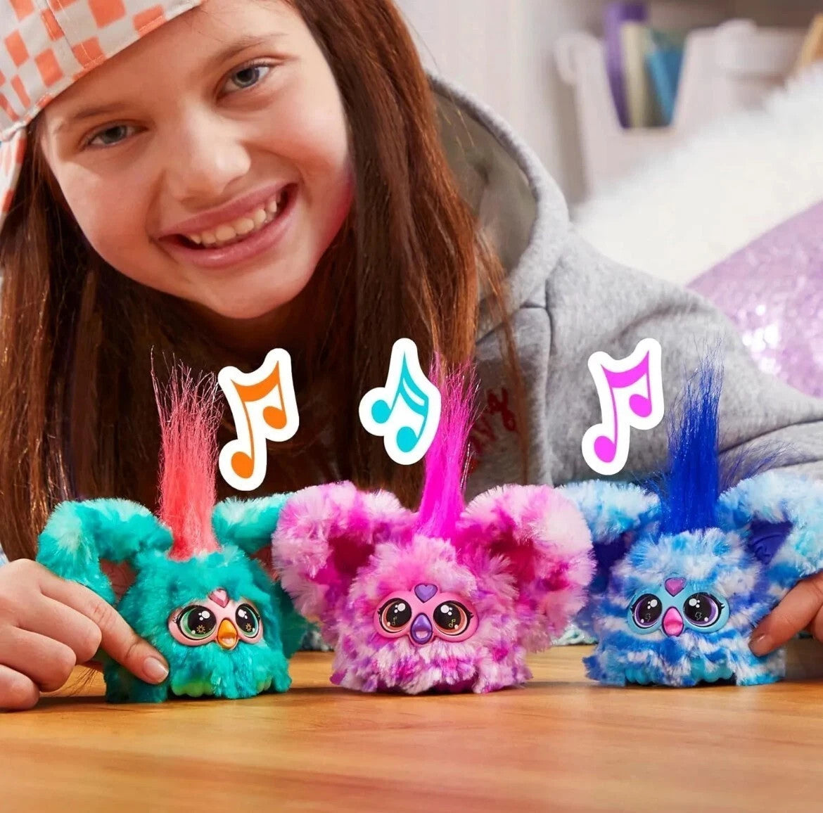 Hasbro Furby Furblets Electronic Plush Keychain 45+ Sounds - Choose