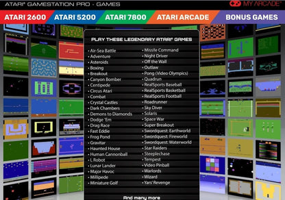 Atari Gamestation Pro Retro Video Game System Over 200 Games by MyArcade