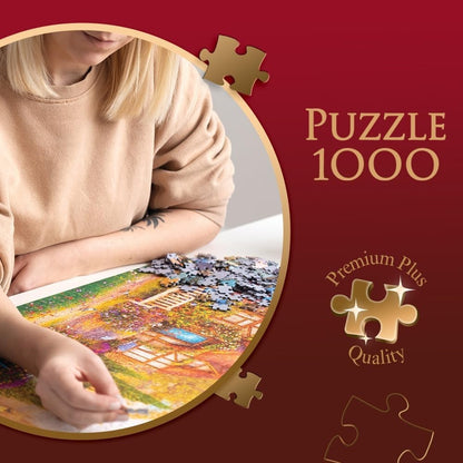 Trefl Premium Plus Tea Time Air Show Puzzle 1000 Pieces Aviation Jigsaw