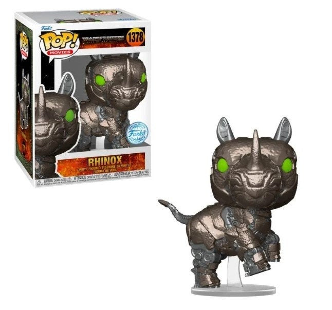 (BOX DMG) Funko Pop! Transformers Rhinox 1378 Rise of the Beasts Special Edition