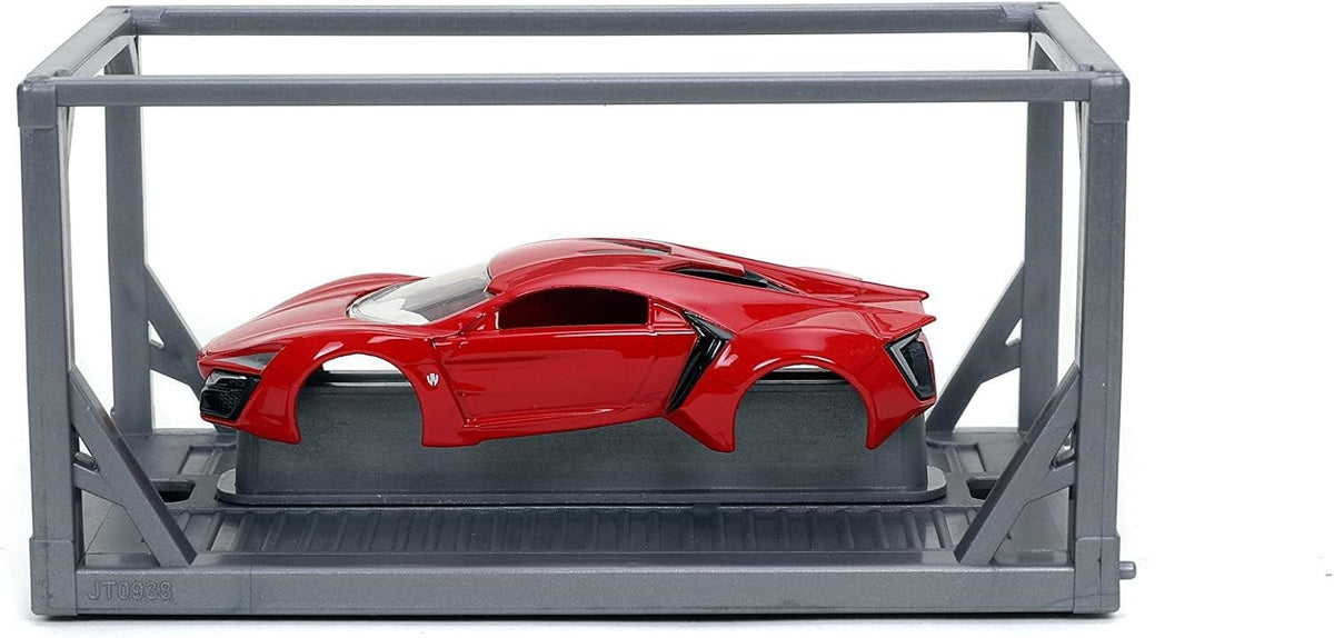 Jada Fast & Furious Lykan HyperSport Red 1:55 Build N Collect Die-Cast Kit