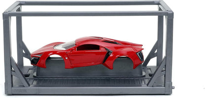 Jada Fast & Furious Lykan HyperSport Red 1:55 Build N Collect Die-Cast Kit