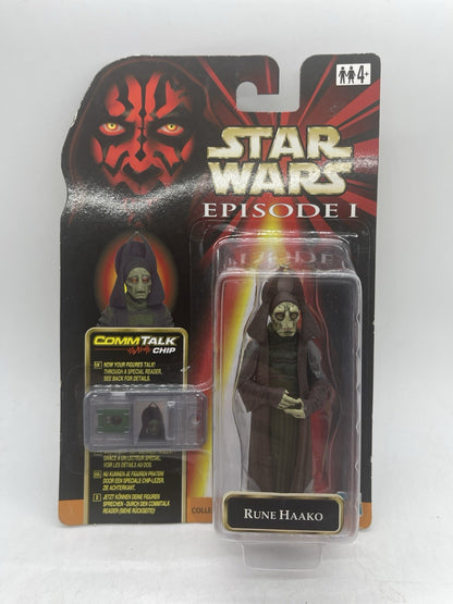 Star Wars Episode I Rune Haako 1999 Hasbro CommTech Chip MOC Sealed 84091