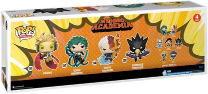 Funko Pop My Hero Academia Hawks Izuku Todoroki Tokoyami 4-Pack Special Edition