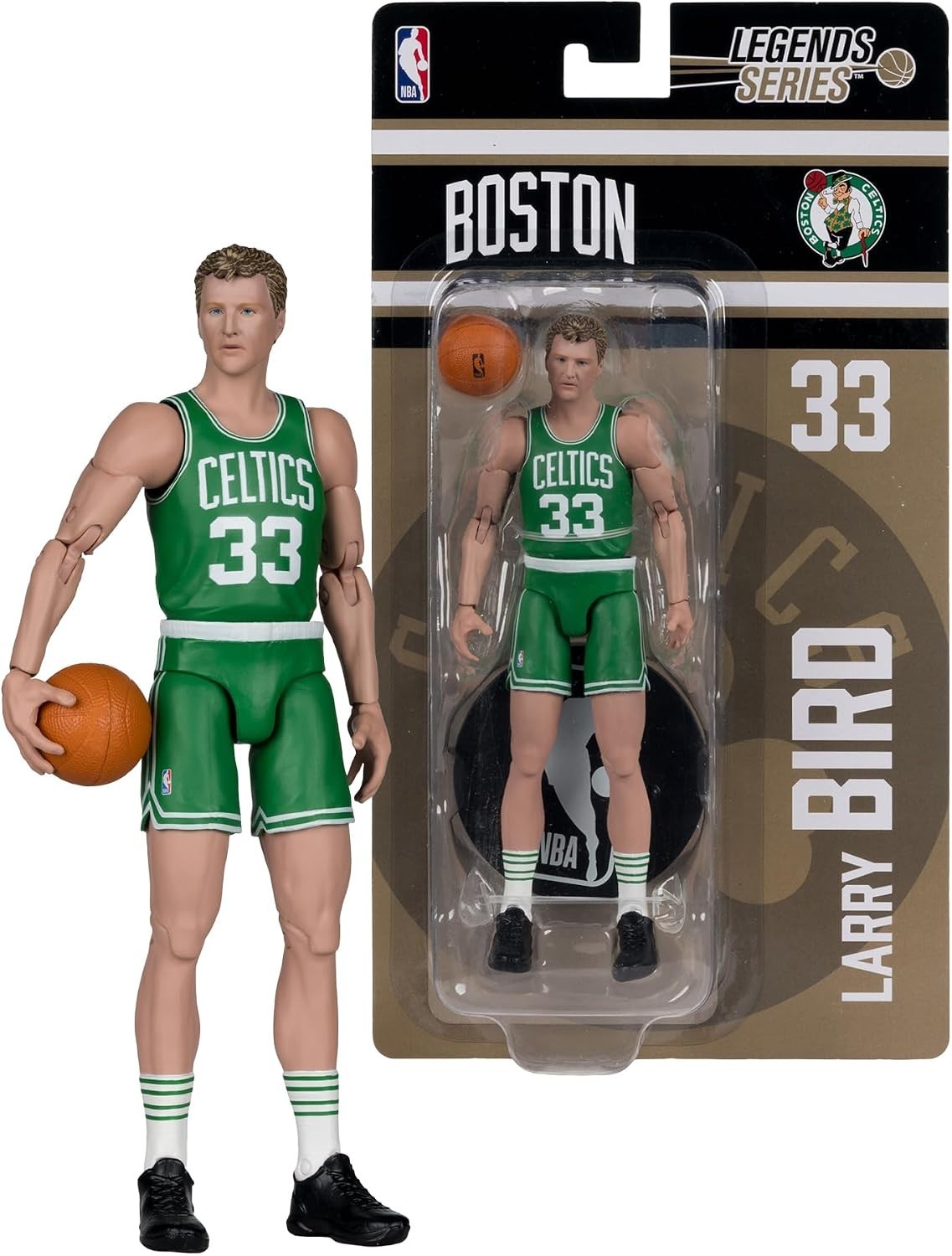 McFarlane Toys NBA Larry Bird Celtics Legends 6in Action Figure
