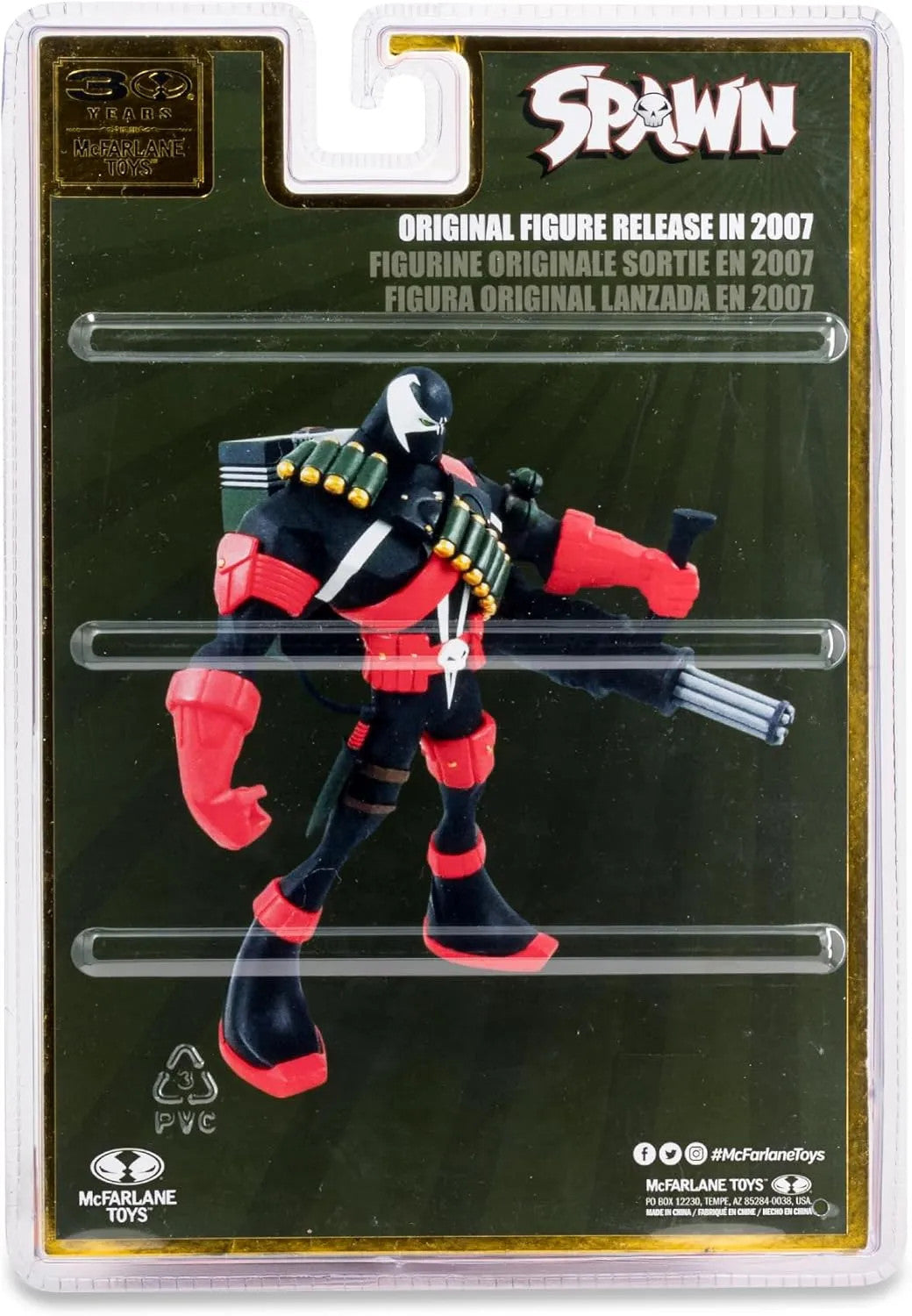McFarlane Toys Commando Spawn 7 inch Action Figure 30 Years Anniversary