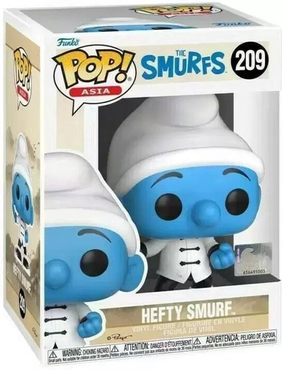 Funko Pop Asia The Smurfs Hefty Smurf #209 Vinyl Figure