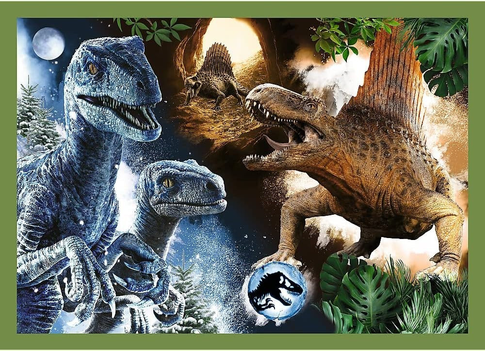 Trefl Jurassic World Dominion 4 in 1 Puzzle Set 35 48 54 70 Pieces