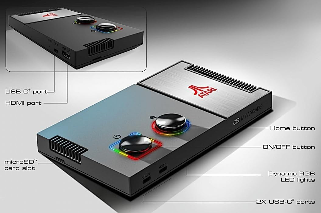 Atari Gamestation Pro Retro Video Game System Over 200 Games by MyArcade