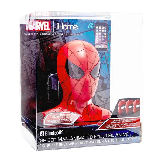 Marvel iHome Spider-Man Animated Eye Bluetooth Speaker 1:2 Bust
