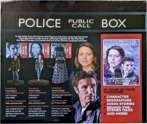 Eaglemoss Doctor Who Eighth Doctor Liv Chenka and Dalek Drama Companion Set #10