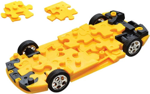 1:32 Lamborghini Murcielago 3D Puzzle Car 64pcs Solid Yellow Model