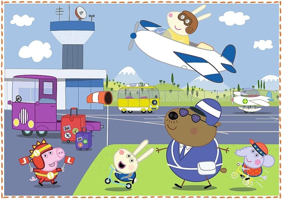 Trefl Peppa Pig 4 In 1 Puzzle Set 12 15 20 24 Piece Jigsaw Age 3+