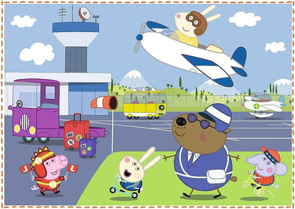 Trefl Peppa Pig 4 In 1 Puzzle Set 12 15 20 24 Piece Jigsaw Age 3+