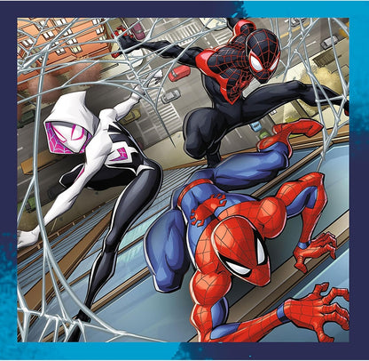 Trefl Marvel Spider-Man 3 in 1 Puzzle Set 20 36 50 Pieces Kids Jigsaw