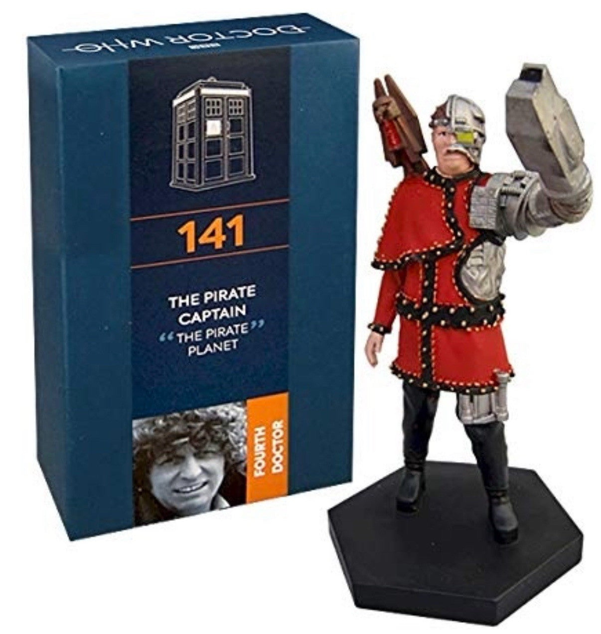 Eaglemoss Doctor Who Figurine Collection #141 The Pirate Captain w/ Magazine