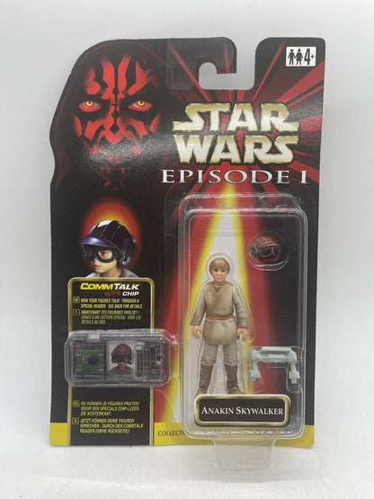 Star Wars Episode I Anakin Skywalker Naboo Pilot 1999 Hasbro CommTech 84246 MOC