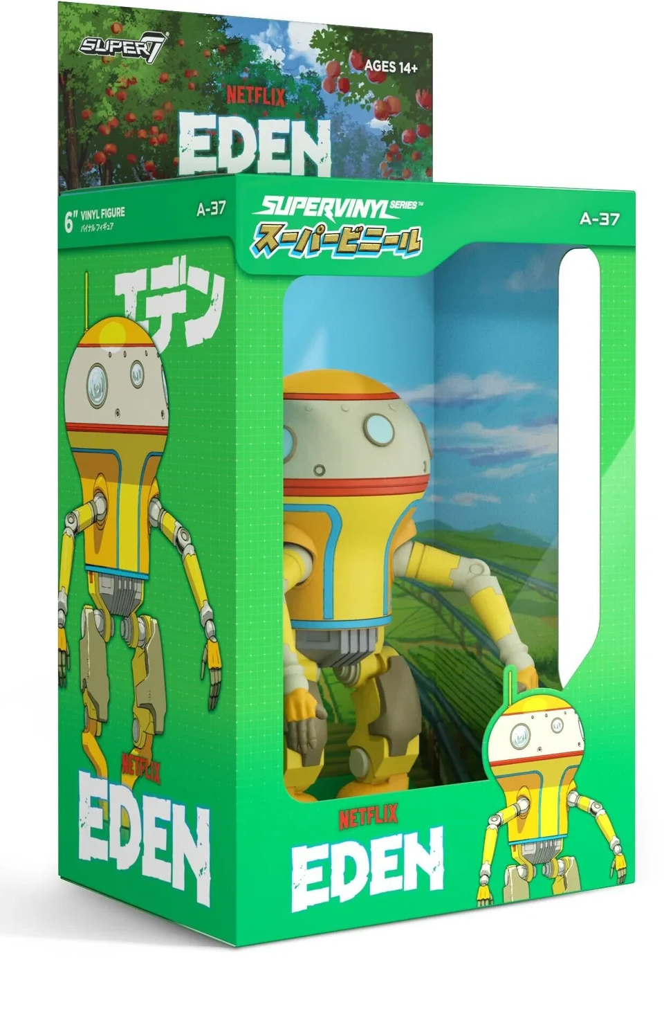 Super7 SuperVinyl Netflix EDEN A-37 6 Inch Vinyl Figure
