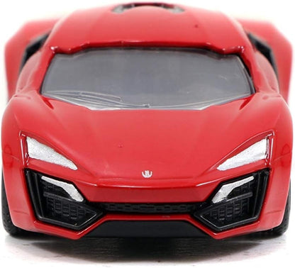 Jada Fast & Furious Lykan HyperSport Red 1:55 Build N Collect Die-Cast Kit