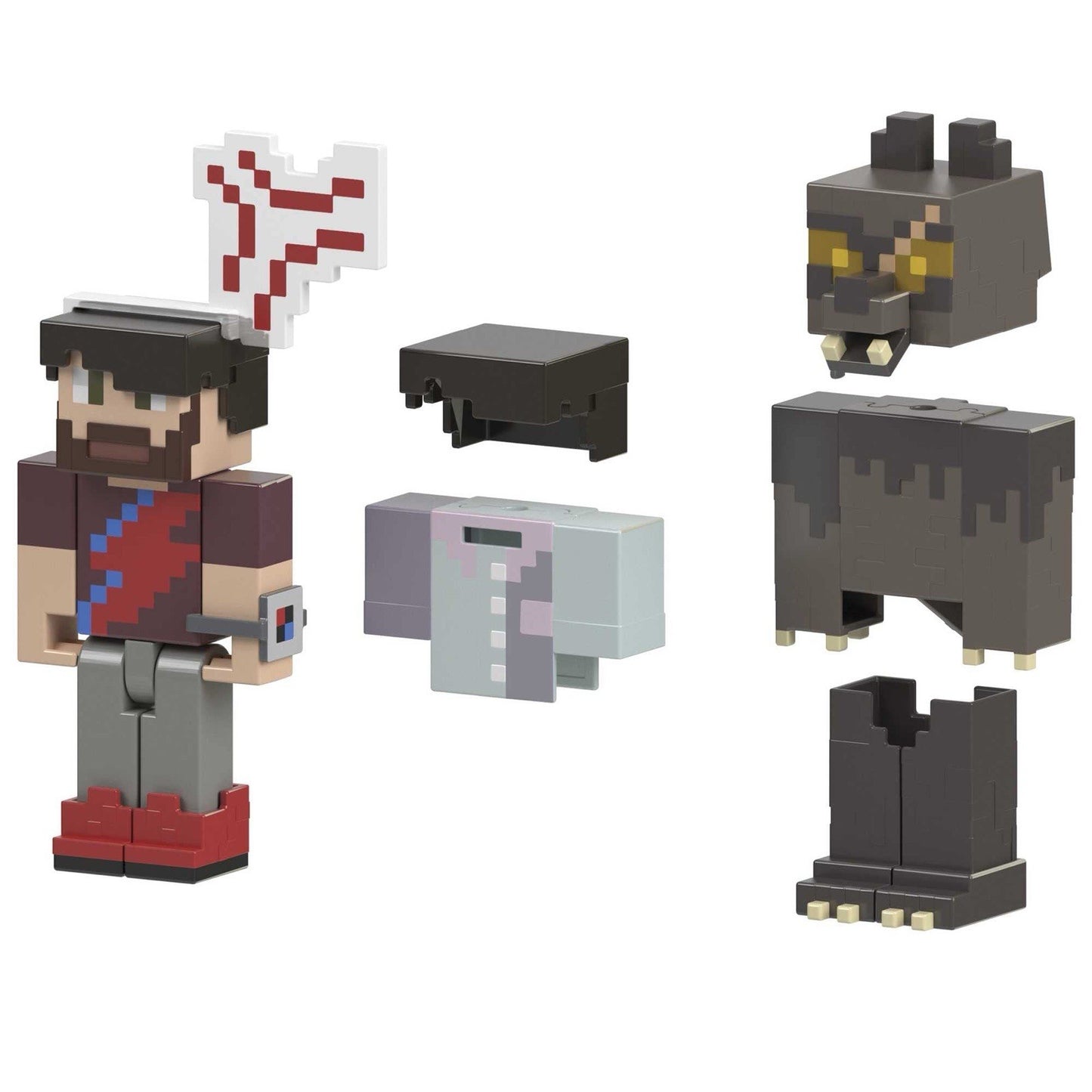 Minecraft Creator Series Rougarou + Anger Vein Expansion Pack Figures Set