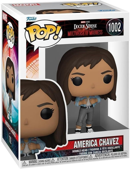 (BOX DMG) Funko Pop! Marvel America Chavez #1002 Doctor Strange Vinyl Figure