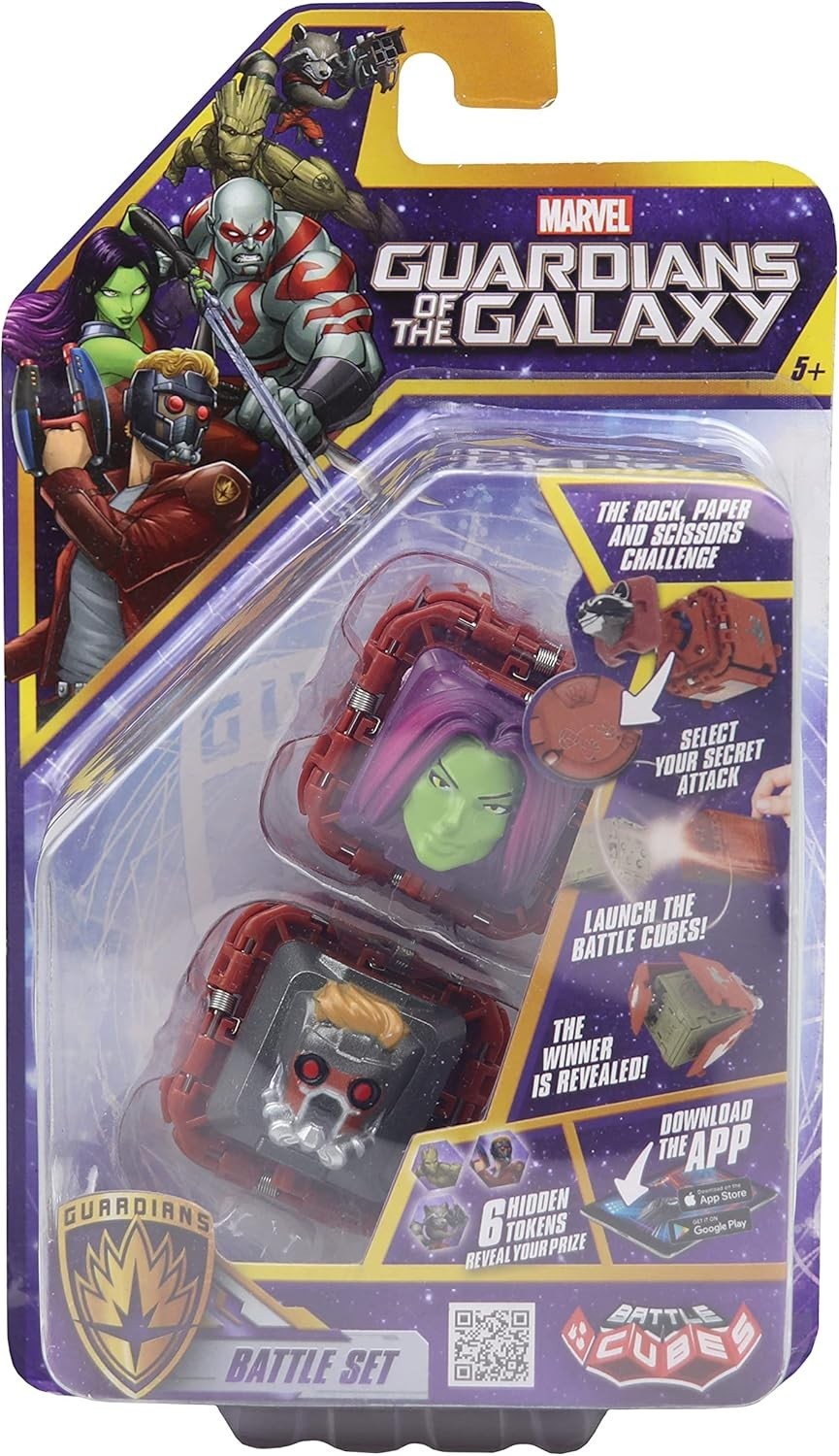 Marvel Guardians of the Galaxy Battle Cubes Set – Gamora & Star-Lord Figures