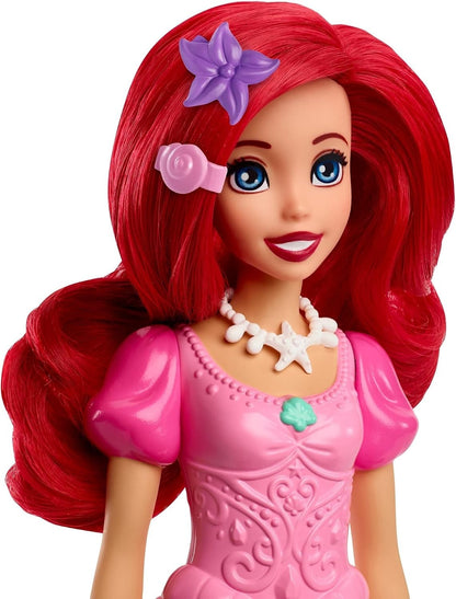 Mattel Disney Princess Getting Ready Ariel Doll & 9 Accessories
