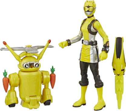 Power Rangers Beast Morphers Yellow Ranger Morphin Jax Figure Set