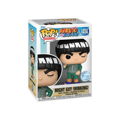 Funko Pop Naruto Shippuden Might Guy Winking #1414 Special Edition Vinyl Figure