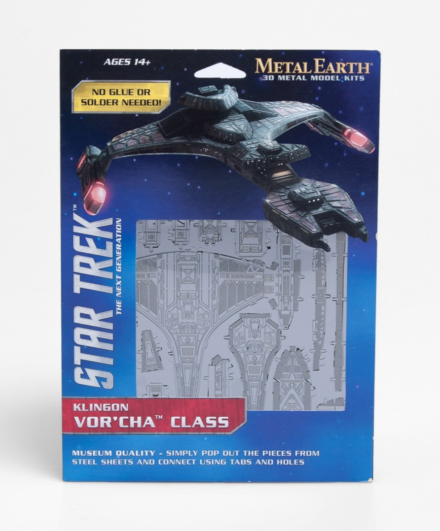 Metal Earth Star Trek Klingon Vor’cha Class Model Kit