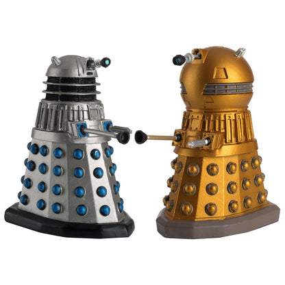 Eaglemoss Doctor Who Time Lord Victorious Dalek Drone & Dalek Emperor Box Set