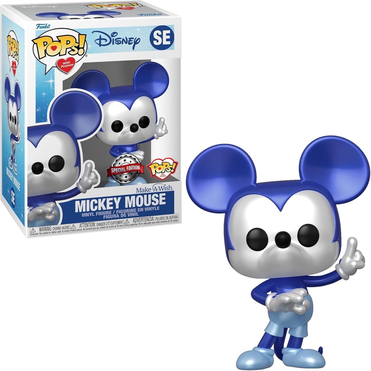(BOX DMG) Funko Pop! Disney Mickey Mouse Make-A-Wish Special Edition Figure