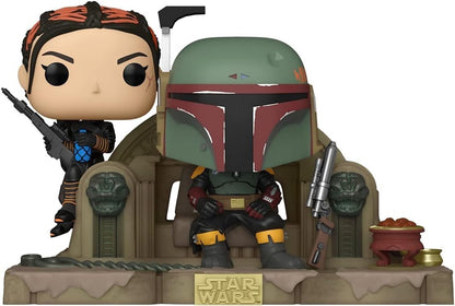Funko Pop Star Wars Boba Fett & Fennec On Throne #486 Television Moments