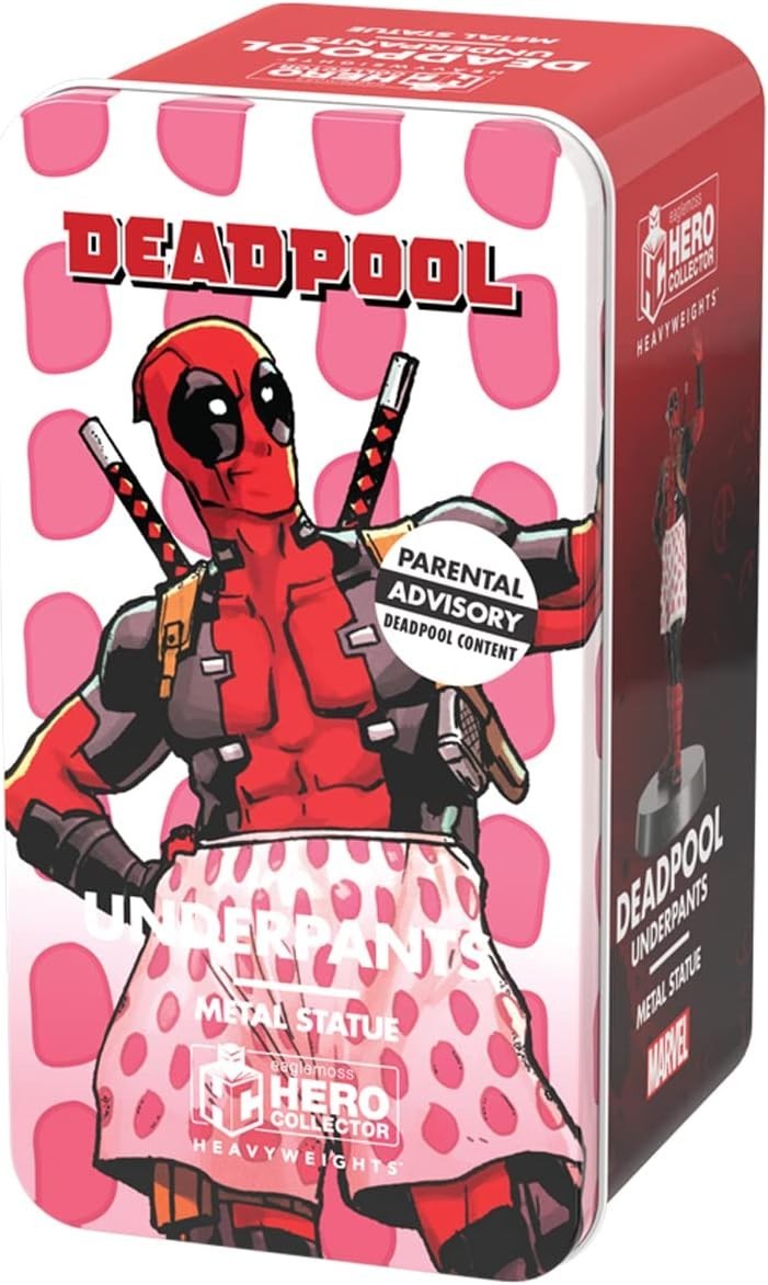 Eaglemoss Marvel Deadpool Underpants Heavyweights Metal Statue Figure