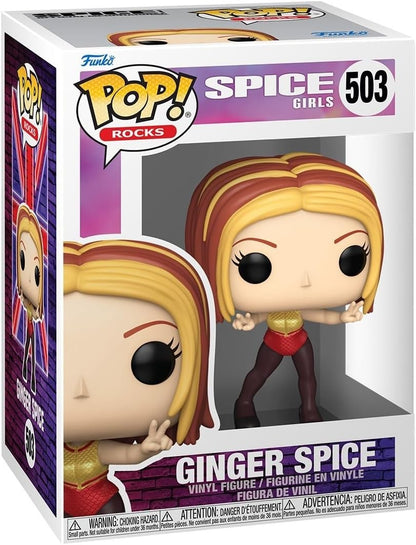 Funko Pop Rocks Spice Girls Ginger Spice Wannabe #503 Vinyl Figure