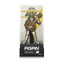 FiGPiN AC/DC Angus Young #17 High Voltage Enamel Pin 3” Display Case