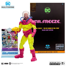 DC Multiverse Mr. Freeze Black Light Gold Label McFarlane Toys Figure 2024 Exclusive
