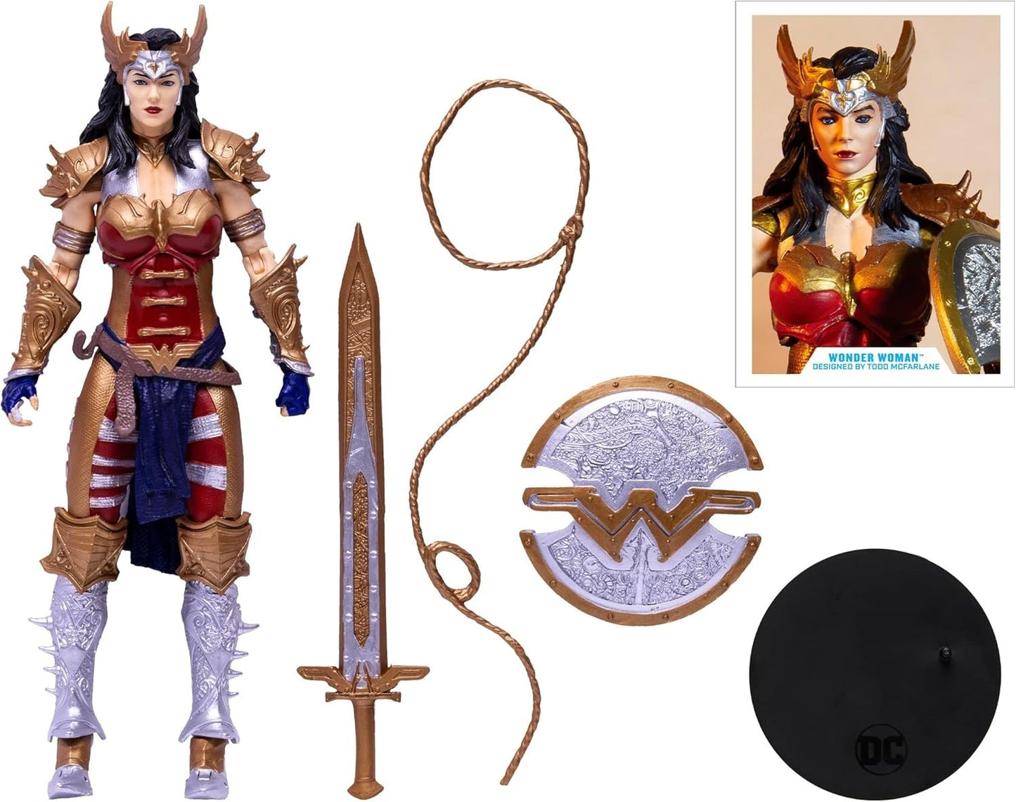 McFarlane Toys DC Multiverse Wonder Woman Gold Label Todd McFarlane