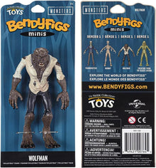 Universal Monsters Wolfman Mini Bendyfig Noble Collection Figure