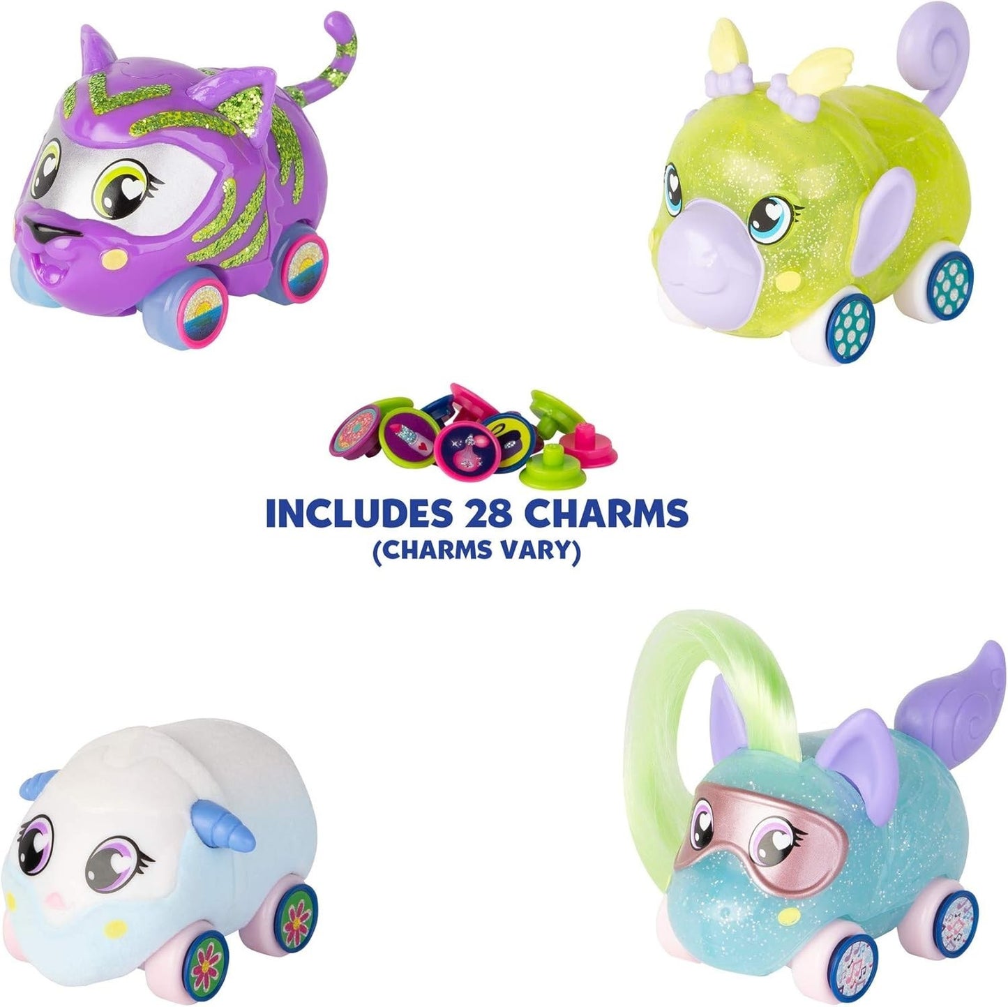 TOMY Ritzy Rollerz 4Ever Friends Pack – 4 Figures & Charms Set