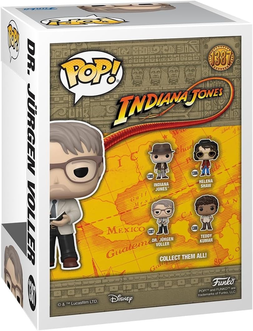 Funko POP! Indiana Jones Dr. Jurgen Voller #1387 Bobblehead Figure