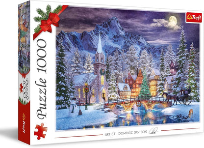 Trefl Christmas Winter Village Puzzle 1000 Pieces Dominic Davison Jigsaw