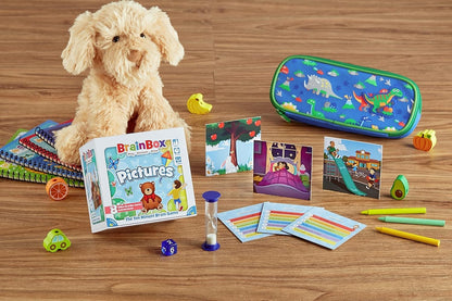 BrainBox Pictures Card Game – Memory & Observation Game for Kids