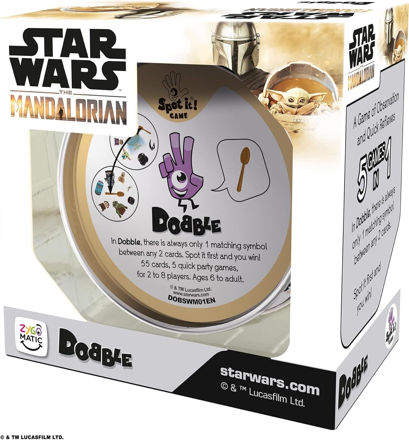Dobble Star Wars Mandalorian Edition Brand New And Sealed Card Game