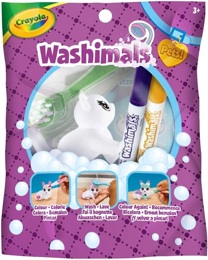 Crayola Washimals Pets Surprise Blind Pack Figure 3 Markers & Brush