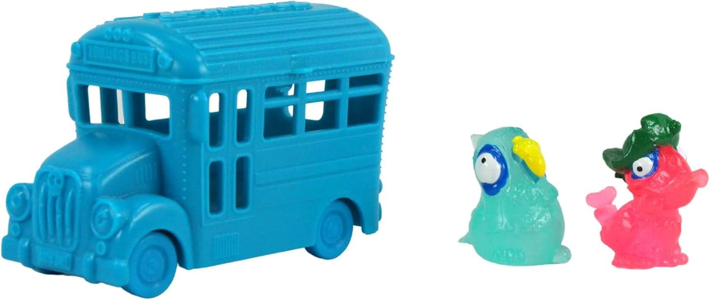 Zomlings In The Town Series 4 Bus Set of 3 - 6 Figures Inside