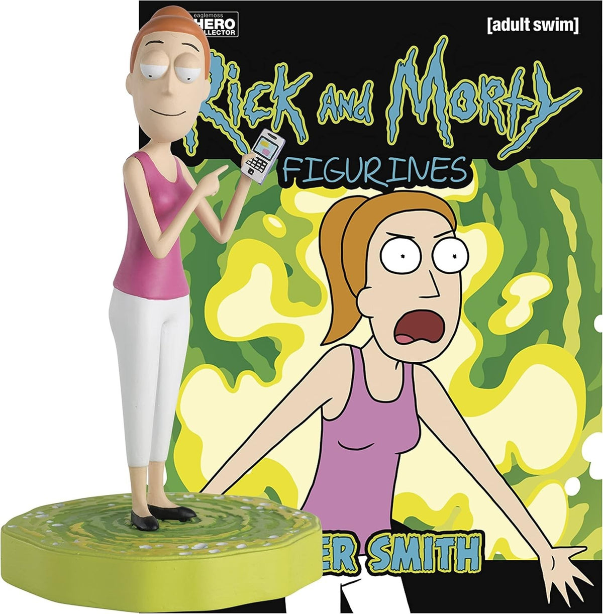 Eaglemoss Rick and Morty Summer Smith with Phone Figurine 1:16
