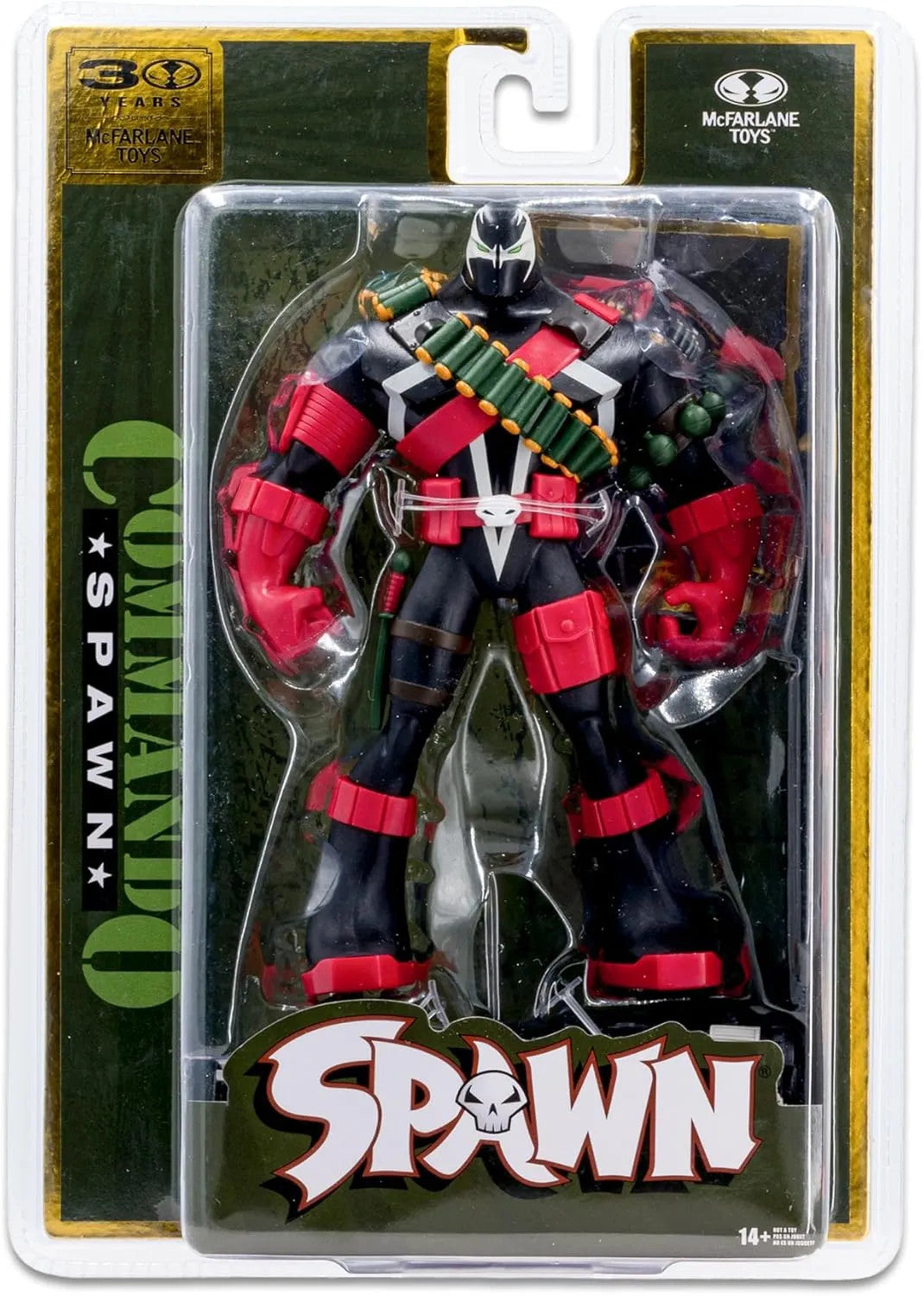 McFarlane Toys Commando Spawn 7 inch Action Figure 30 Years Anniversary