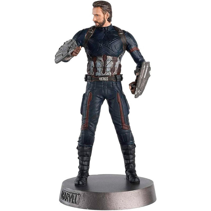 Eaglemoss Marvel Heavyweights Avengers Infinity War Captain America Metal Statue
