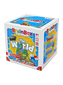 BrainBox The World Card Game – 10 Minute Educational Family Quiz